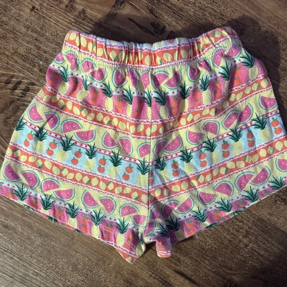 Colorful Fruit Print Shorts size 4t